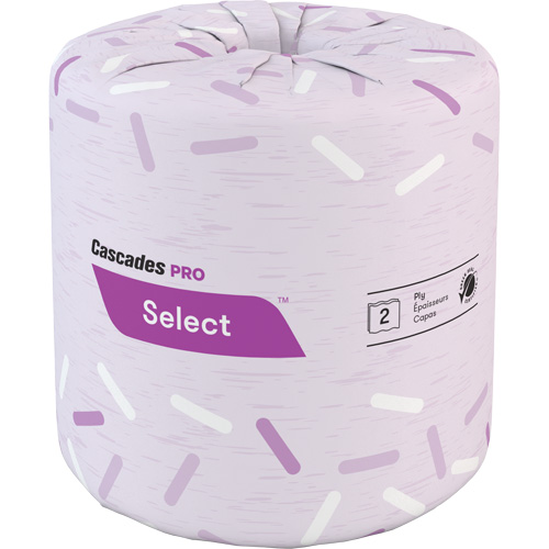 Pro Select&reg; Toilet Paper, 2 Ply, 500 Sheets/Roll, White Pathway Supply LP