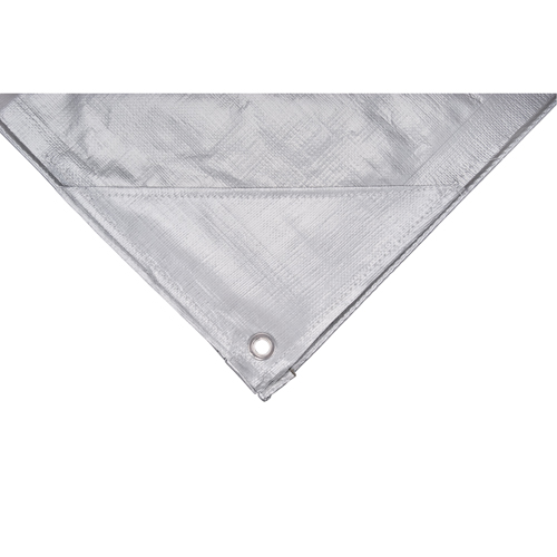 Tarp, Super Heavy-Duty, Silver, 10' x 8' x 12 mils Pathway Supply LP