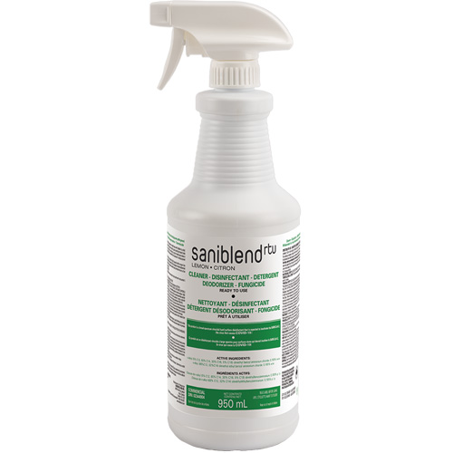SaniBlend Ready-To-Use Disinfectant & Sanitizer, 950 ml, Trigger Bottle Pathway Supply LP