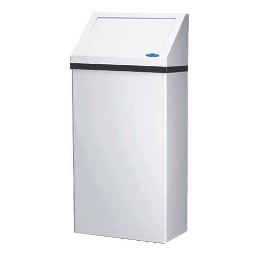Wall-Mounted Waste Receptacle, Steel, 13.2 US gal. Pathway Supply LP