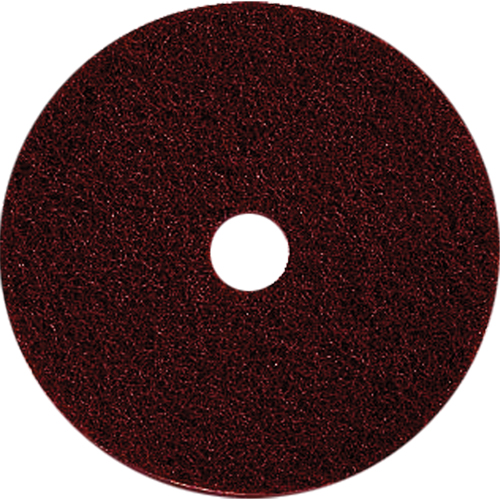 Floor Maintenance Pads, 17", Stripping, Brown Pathway Supply LP
