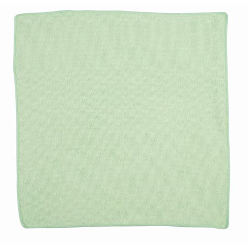 Light-Duty Cleaning Cloth, Microfibre, Green Pathway Supply LP