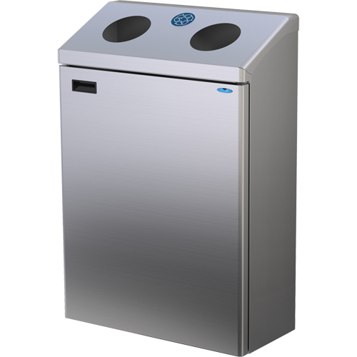 Station de recyclage murale, Vrac, Acier inoxydable, 29 gal. Pathway Supply LP