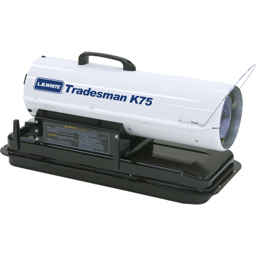 Tradesman&reg; Forced Air Heater, Fan, Kerosene, 75,000 BTU/H Pathway Supply LP