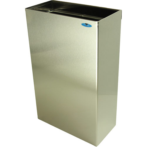 Wall Mounted Waste Receptacles, Stainless Steel, 11 US gal. Pathway Supply LP