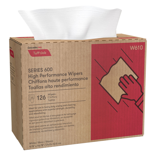 Chiffons enchev&ecirc;tr&eacute;s HP Pro Tuff-Job, Robuste, 16-3/4" lo x 9-3/4" la Pathway Supply LP