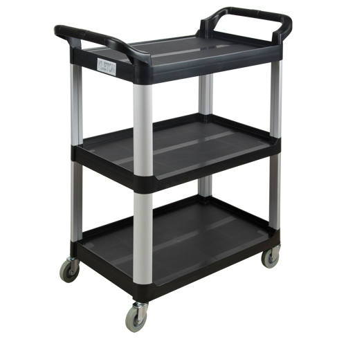 Chariot utilitaire, 3 tiers, 16-3/4" x 37" x 33-1/2", Capacit&eacute; 250 lb Pathway Supply LP