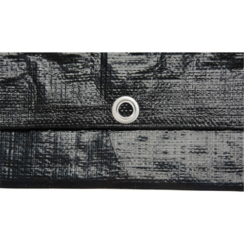 Tarp, Light Industrial Duty, Black, 6' x 8' x 8 mils Pathway Supply LP