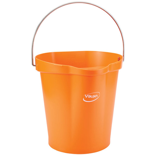 Food Hygiene Bucket, Tangerine, 3 US gal. Pathway Supply LP
