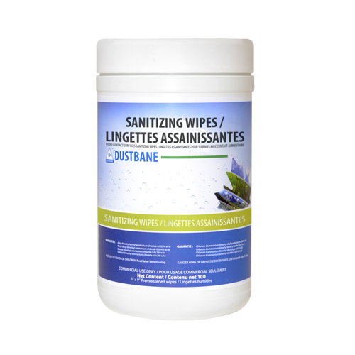 Food Contact Surface Sanitizing Wipes, 6" x 10", 100 Count Pathway Supply LP