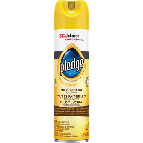 Pledge&reg; Lemon Furniture Polish, 14.2 oz., Aerosol Can Pathway Supply LP
