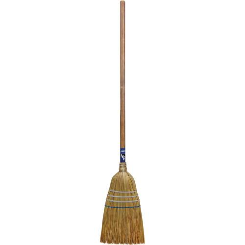 Industrial Corn Broom, 3-String, Wood Handle Pathway Supply LP