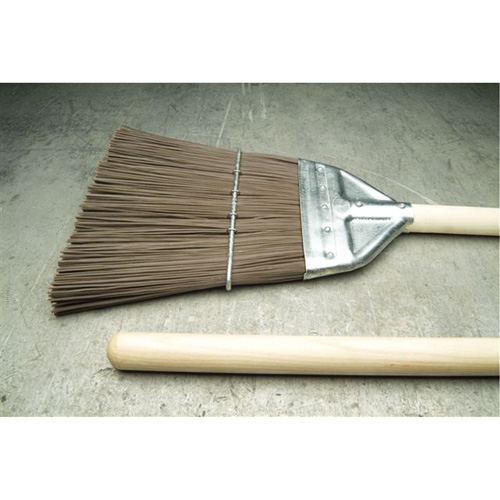 Railroad Broom, Wood Handle, Polypropylene Bristles, 55" L Pathway Supply LP
