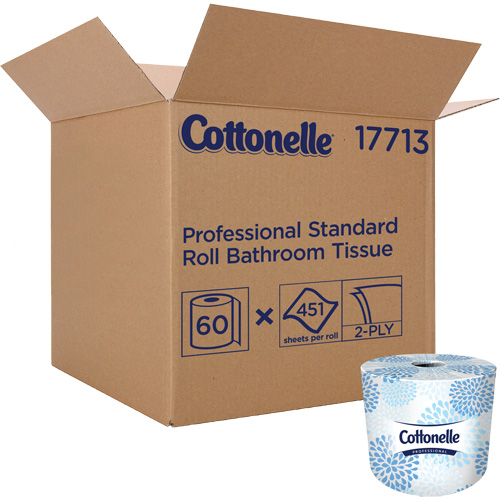 Papier hygi&eacute;nique Kleenex Cottonelle, 2 Pli, 451 Feuilles/Rouleu, Longueur 150', Blanc Pathway Supply LP