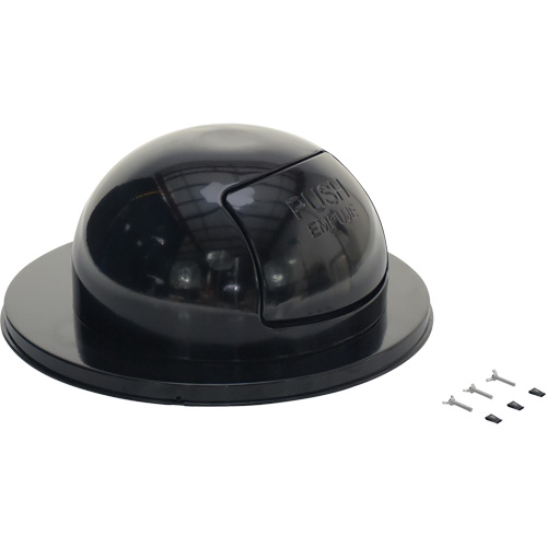 Drum Waste Disposal Top, Dome Lid, Metal, Fits Container Size: 23-1/2" Dia. Pathway Supply LP