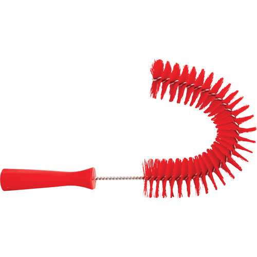 Hooked Brush, Medium/Stiff Bristles, 15-1/2" Long, Red Pathway Supply LP