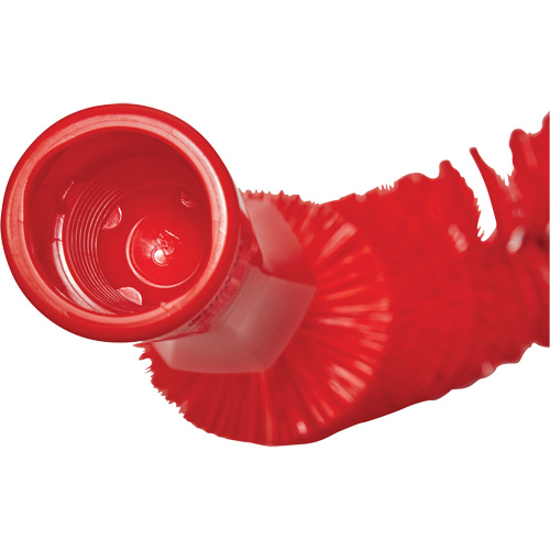 Hooked Brush, Medium/Stiff Bristles, 15-1/2" Long, Red Pathway Supply LP
