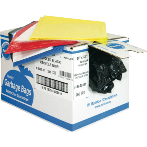 Industrial Garbage Bags, 3X Strong, 35" W x 50" L, 2.7 mils, Orange Pathway Supply LP