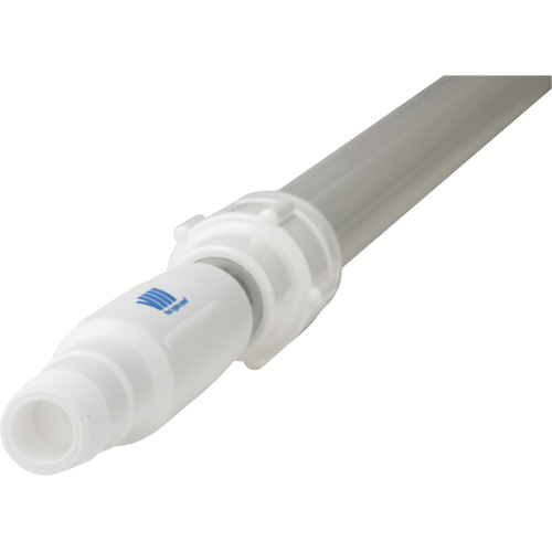Handle, Broom/Scraper/Squeegee, White, Telescopic, 62" - 113" L Pathway Supply LP