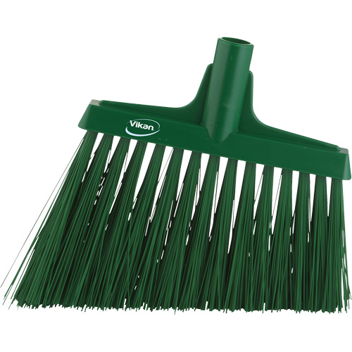 T&ecirc;te de balai oblique, Crins Extra-ferme, 12", Polyester, Vert Pathway Supply LP