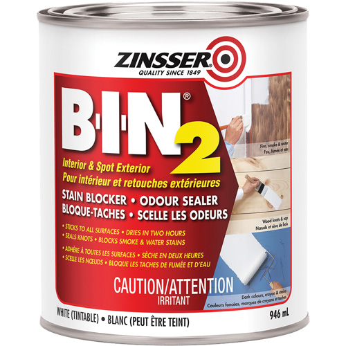 Appr&ecirc;t B-I-N 2, Blanc, Tr&egrave;s mat, 946 ml, Canette Pathway Supply LP