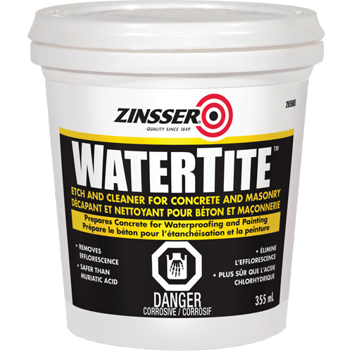 Produit nettoyant et de pr&eacute;paration du b&eacute;ton Zinsser Watertite Pathway Supply LP