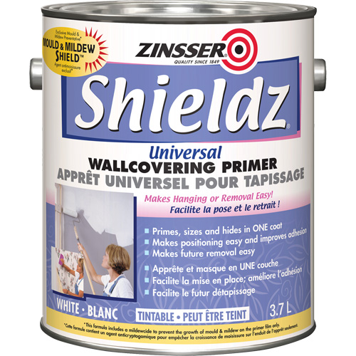 Couche primaire universelle pour murs Shieldz, 3,7 L, Gallon, Blanc teintable Pathway Supply LP