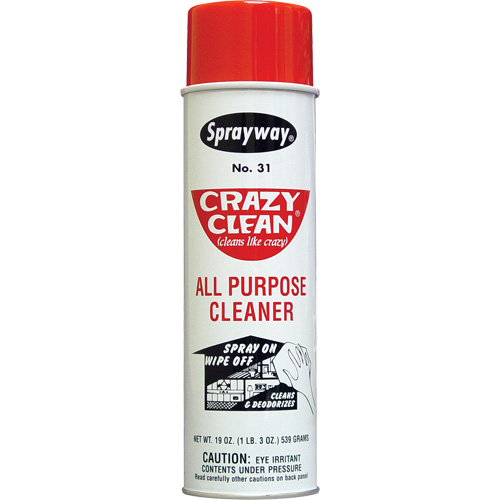 Nettoyant tout usage Crazy Clean, 20 oz, Canette a&eacute;rosol Pathway Supply LP