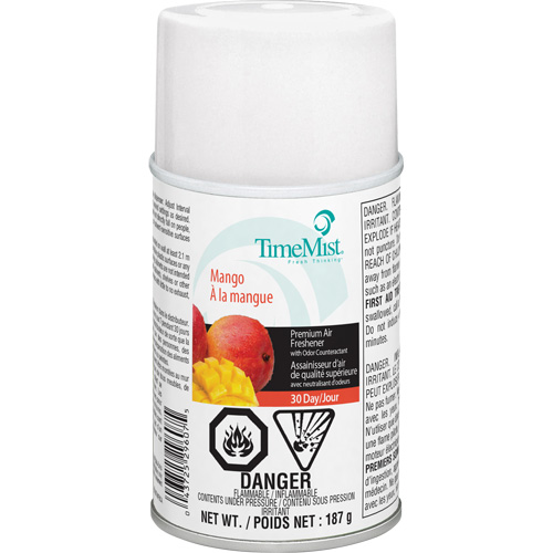 TimeMist&reg; Industrial Strength Air Freshener, Mango, Aerosol Can/Cartridge Pathway Supply LP
