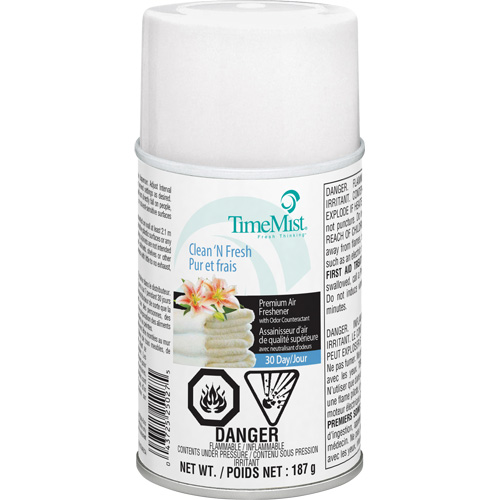 Purificateur dair industriel TimeMist, Propre & frais, Canette a&eacute;rosol/Cartouche Pathway Supply LP