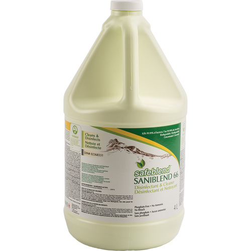 SaniBlend 66 Concentrated Disinfectant Cleaner, 4 L, Jug Pathway Supply LP