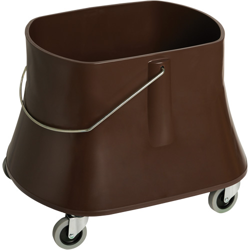 Seau pour vadrouille Champ, Capacit&eacute; de 10 gal. US (40 pintes), Brun Pathway Supply LP