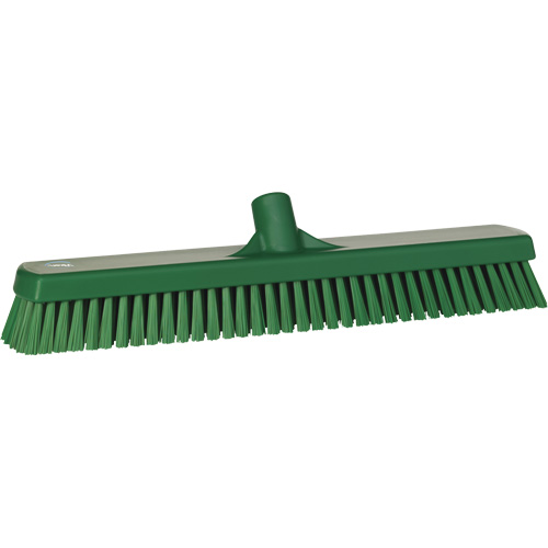 Deck & Wall Scrub Brush, Stiff Bristles, 19", Polyester, Green Pathway Supply LP