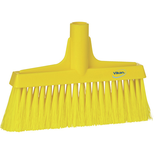 Upright Broom Head, Coarse/Fine Bristles, 10-1/4", Polyester, Yellow Pathway Supply LP