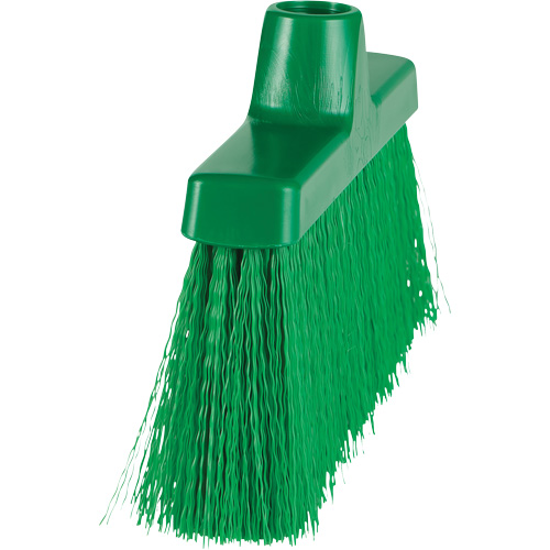 ColorCore Angle Head Broom, Medium Bristles, 10", Polypropylene, Green Pathway Supply LP