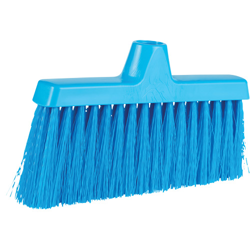 Balai oblique ColorCore, Crins Moyen, 10", Polypropyl&egrave;ne, Bleu Pathway Supply LP