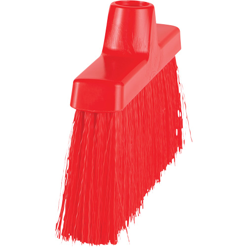 Balai oblique ColorCore, Crins Moyen, 10", Polypropyl&egrave;ne, Rouge Pathway Supply LP