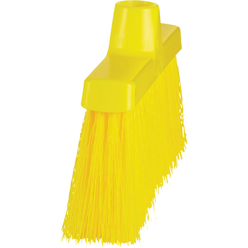 ColorCore Angle Head Broom, Medium Bristles, 10", Polypropylene, Yellow Pathway Supply LP