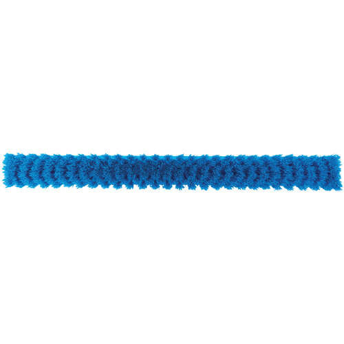 ColorCore Push Broom, Fine Bristles, 24", Polypropylene, Blue Pathway Supply LP