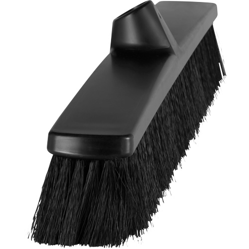 ColorCore Push Broom, Fine Bristles, 24", Polypropylene, Black Pathway Supply LP