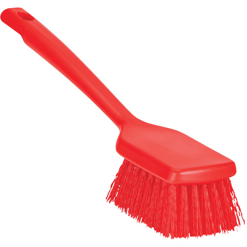 Brosse &agrave; manche court ColorCore, Soies Ferme, Longueur de 12", Rouge Pathway Supply LP