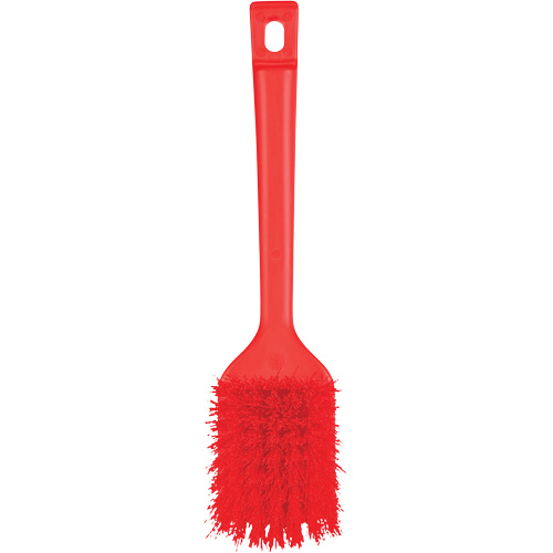 Brosse &agrave; manche court ColorCore, Soies Ferme, Longueur de 12", Rouge Pathway Supply LP