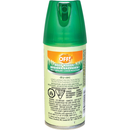 OFF! Deep Woods&reg; Insect Repellent, 25% DEET, Spray, 100 ml Pathway Supply LP