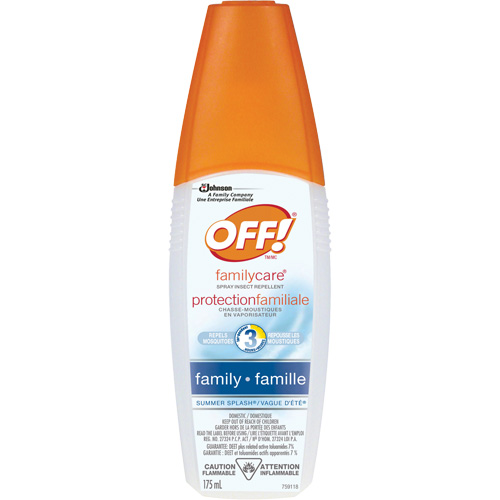 Insectifuge Off! Protection familiale &agrave; parfum de Vague d&eacute;t&eacute;, DEET &agrave; 7 %, Vaporisateur, 175 ml Pathway Supply LP