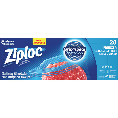 Sacs de cong&eacute;lation Ziploc Pathway Supply LP
