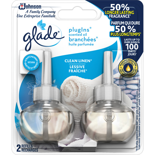 Glade&reg; PlugIns&reg; Scented Oil Refills, Clean Linen&reg;, Cartridge Pathway Supply LP