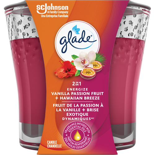 Chandelle 2-en-1 Glade, Brise exotique et fruit de la passion &agrave; la vanille Pathway Supply LP