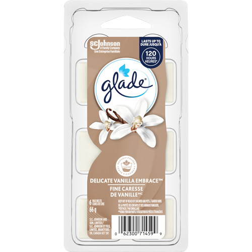 Cubes de cire parfum&eacute;e Glade, Fine caresse de vanille Pathway Supply LP