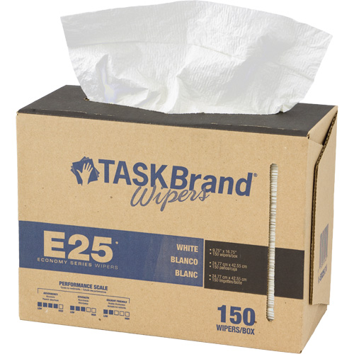 Essuie-tout &eacute;conomique &agrave; renfort tiss&eacute; TaskBrand E25, Tout usage, 16-3/4" lo x 9-3/4" la Pathway Supply LP