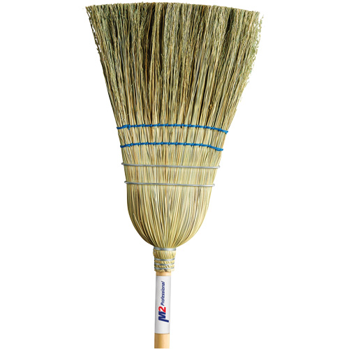 Heavy-Duty Corn Broom, 2-String, Wood Handle Pathway Supply LP